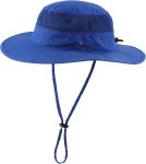 UPF 50+ Wide Brim Sun Hat for Men Breathable Cowboy Boonie Hats Outdoor Bucket Hat for Fishing Hiking Safari