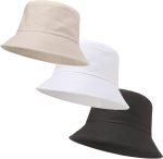 Unisex Athletic Bucket Hat Solid Colors Sun Hat with UV Protection for Outdoor Sports Packable Summer Hats