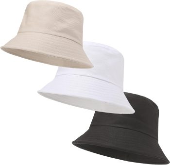Unisex Athletic Bucket Hat Solid Colors Sun Hat with UV Protection for Outdoor Sports Packable Summer Hats