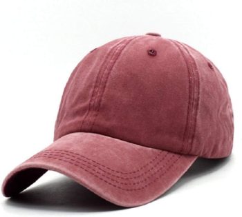 Unisex Vintage Washed Distressed Baseball Cap Twill Adjustable Dad Hat