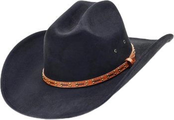 Cowboy Hat for Men and Women Cattleman Wide Brim Western Cowgirl Hat with Gift Packaging