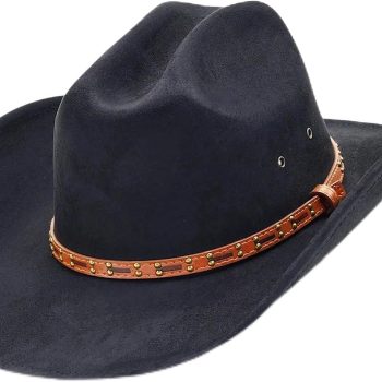 Cowboy Hat for Men and Women Cattleman Wide Brim Western Cowgirl Hat with Gift Packaging
