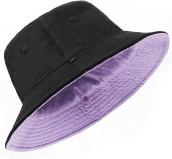 Oversize Bucket Hat Reversible Fisherman Sun Cap With Chin Strap Travel Beach Outdoor Hat For Men Women