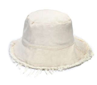 Sun Hats for Women Summer Casual Wide Brim Cotton Bucket Hat Beach Vacation Travel Accessories