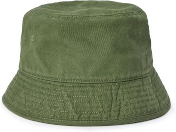 Washed Cotton Bucket Hat with Air Eyelets