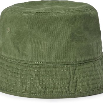 Washed Cotton Bucket Hat with Air Eyelets