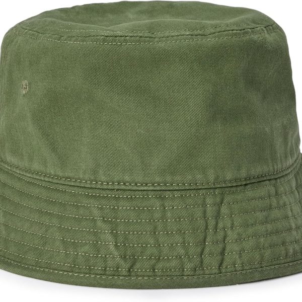 Washed Cotton Bucket Hat with Air Eyelets