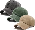 Washed Plain Vintage Baseball Cap Cotton Adjustable Twill Bulk Low Profile Classic Dad Hat for Men Women