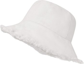 Bucket Hat Distressed Washed Cotton Summer Sun Hat Solid Wide Brim Fisherman Cap