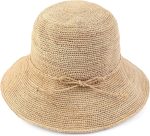 Women Bucket Hats Fashion Women Summer Beach Sun Straw Hat