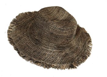 Hemp Sun Hat Wired Wide Brim Big Sizes Farmers Raw Hemp Natural Garden Summer Hippie Hat